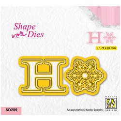 Stanzform Präge Stanzschablone Cutting Die - Nellie`s - SD289 Hohoho